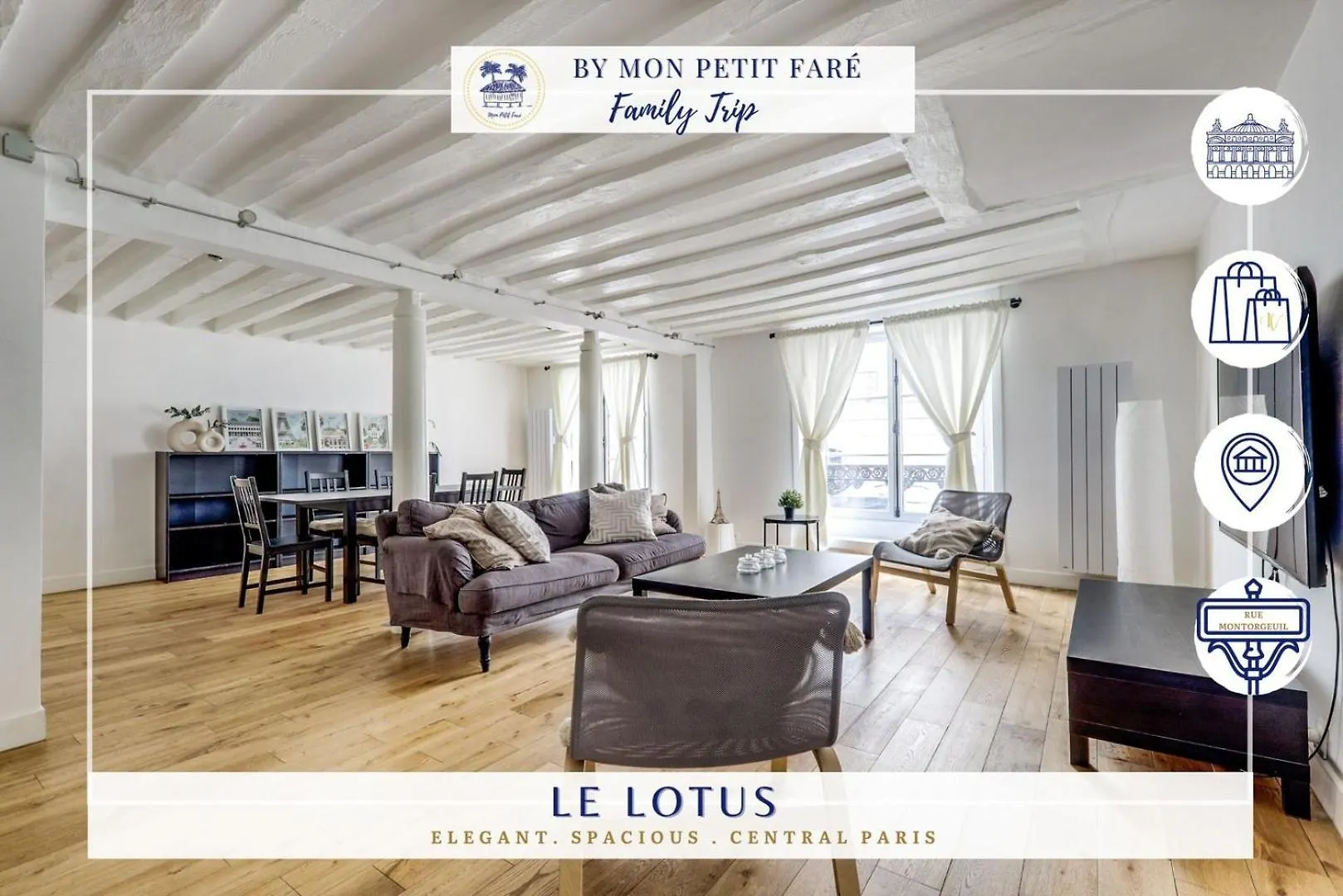 Le Lotus - Spacious & Central - Opera Paris France